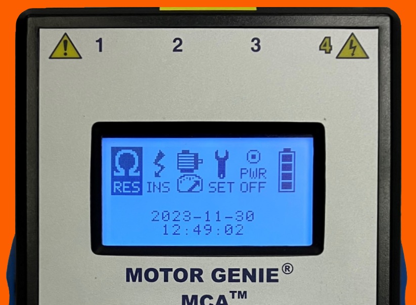 The Motor Genie MCA is the most comprehensive electric motor analyzer available.